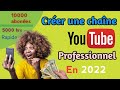 Kijan pou kreye yon chanel youtube pro an 2022  f lajan a 10 abone 