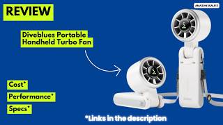 Best Handheld Fan 2026? Diveblues Portable Turbo Fan Review (10m/s Wind!)