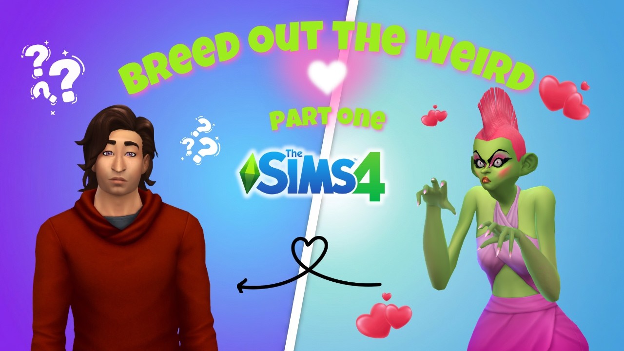 Sims Inbreeding Breeding out the Weird Challenge | Sims 4 - Part One - YouTube