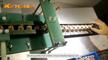 Automatic induction brazing for  Liquid separators of HVAC industrial