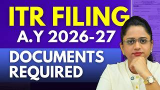 ITR Filing 2026-27 - Documents Required to File your ITR Complete Checklist