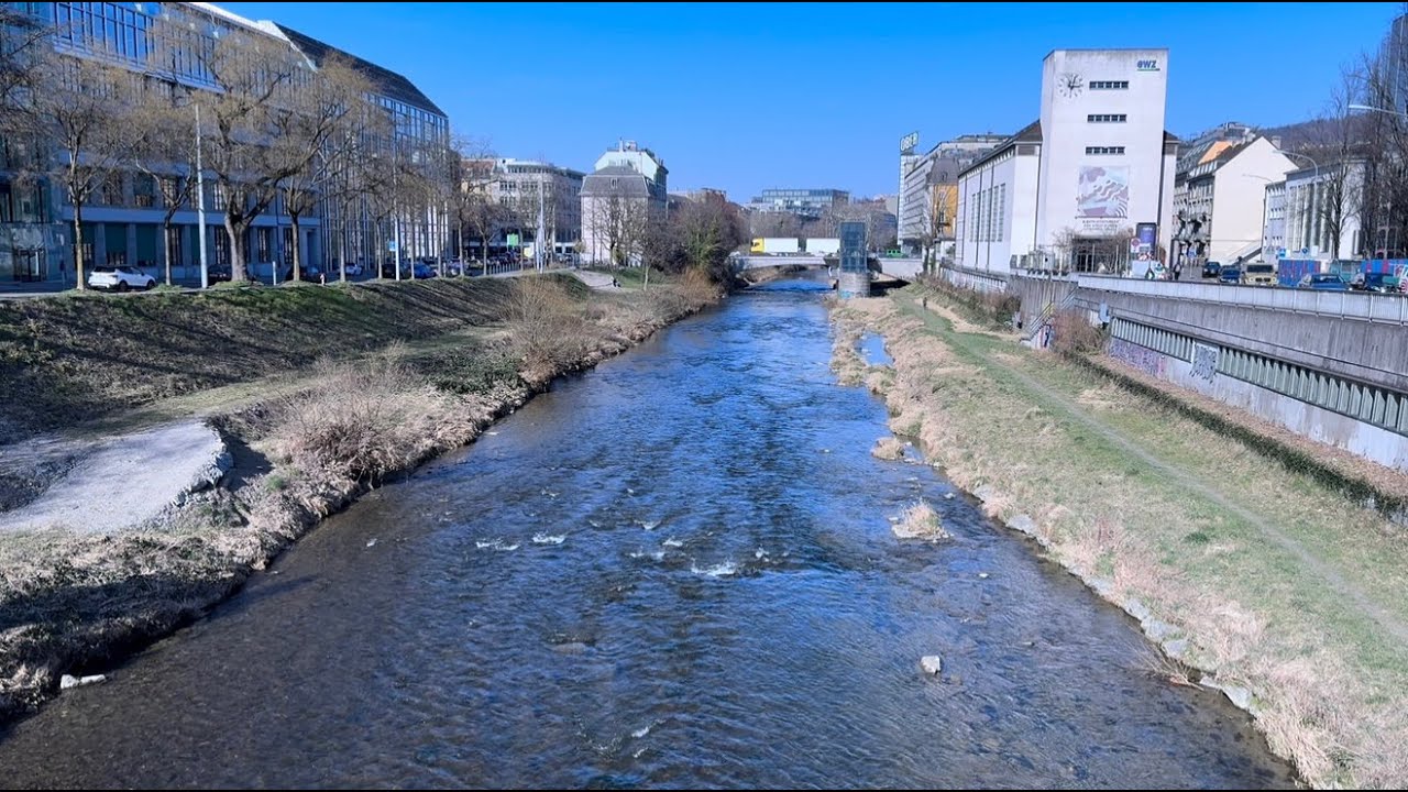 Zu Fuss vom Bahnhof Zürich Selnau zum Paradeplatz (07.03.2025)