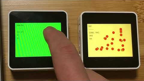 UIFlow ＋ M5Stack Core2 で タッチスクリーンを試す！（ファーム： Beta2-core2）