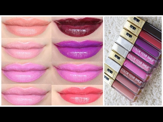 Whitening Lightning LIPGLOSS + LIPSTICK SWATCHES + REVIEW ♡