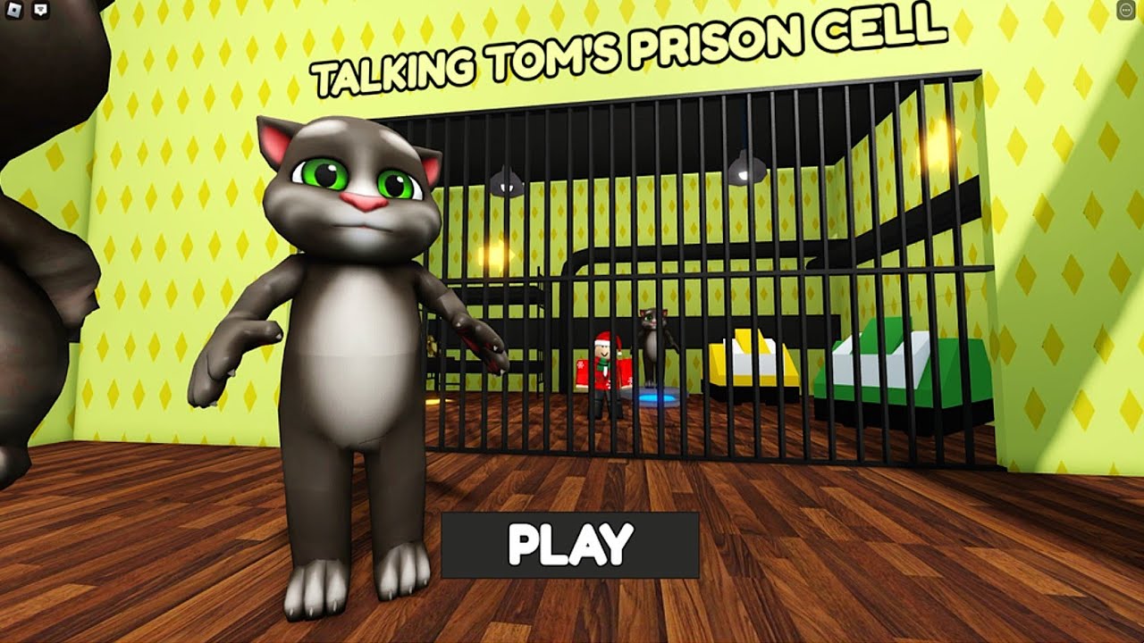 TALKING TOM'S PRISON RUN (Obby) New Update - Roblox Walkthrough FULL GAME #scaryobby #roblox