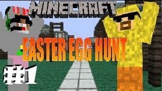 EASTER EGG HUNT - Minecraft Easter Custom Map w/Balla & LilNeonGnome Ep.1