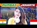 Indian Reaction || Mumbai Vs Jakarta || India Vs Indonesia || Bear My Reaction🐻