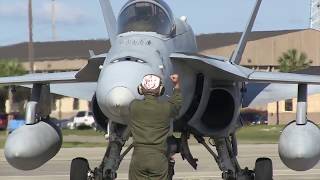 F/A-18C Hornets of VMFA-232 (HD)