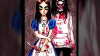 Alice Lidell x Jeff The Killer x Jane The Killer