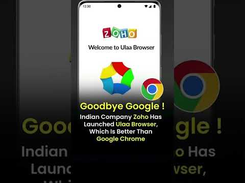 Zoho Launches Ulaa Browser Better Than Google Chrome Made In India Trending Kvrlearners 