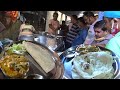 Hard Working 70 yrs Old Woman - 4 Roti with Mixed Vegetables &amp; Salad Chutney @ 35 rs plate