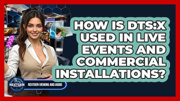 How Is DTS:X Used In Live Events And Commercial Installations? - NextGen Viewing and Audio