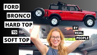 2023 FORD BRONCO HERITAGE ROOF REMOVAL 😊  How to change from hard top to soft top. screenshot 4