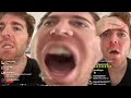 shane dawson shouting at a wall on instagram live