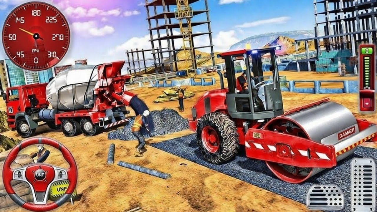 City Road Construction Games - New City Construction Simulator - Android Gameplay