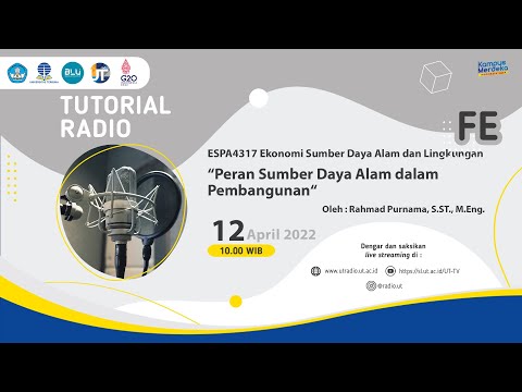 Peran Sumber Daya Alam dalam Pembangunan ~ ESPA4317 Ekonomi Sumber Daya Alam dan Lingkungan