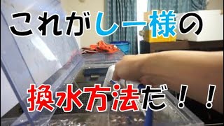 これがしー様の楽々換水方法！！