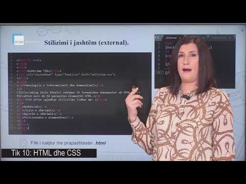 TIK 10 - HTML dhe CSS