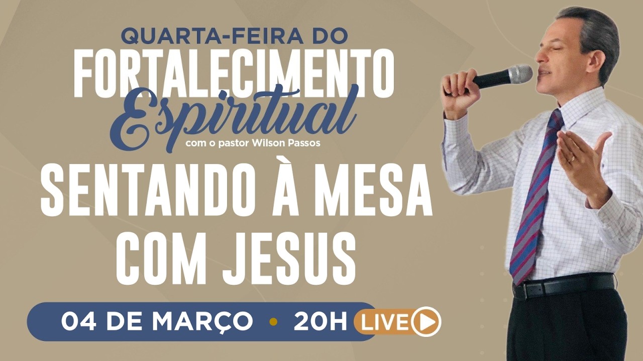 Culto Online 🔥 FORTALECIMENTO ESPIRITUAL [04MAR 20H]