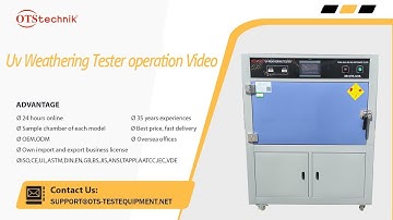 Uv Weathering Tester operation Video