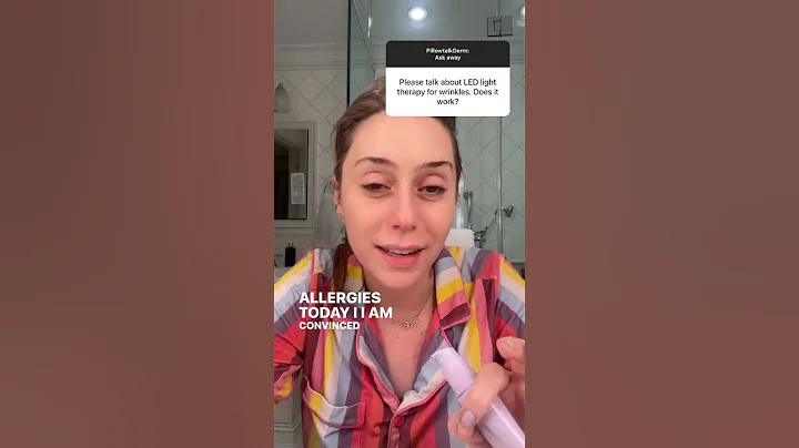 LED Light Therapy For Wrinkles #shorts