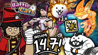 Filibuster & God Talents! Street Fighter Juri & Cammy! - Let's Discuss Battle Cats Update 14.7!