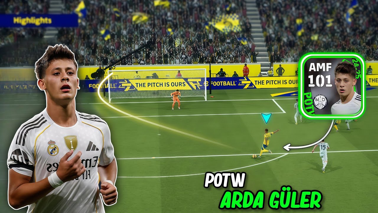 NEW [POTW] Arda Güler Review – Magical Dribbling & Deadly Long Shots ⚡ | eFootball 26 🔥