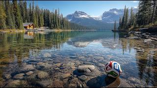 World Cup Reflections — 4K Relaxing Loop | Football, Matchday, Peaceful Canadian Mountain Ambience