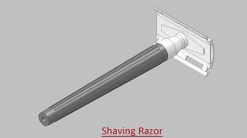 Shaving Razor (Video Tutorial) SolidWorks