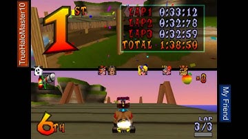 2-Player Crash Team Racing Races Part 3