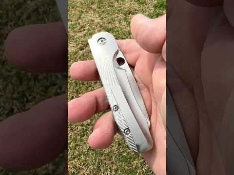 Good morning… with my Spyderco 20CV Smock in RG Custom Metalworks Ti scale. Nice to wake up to!