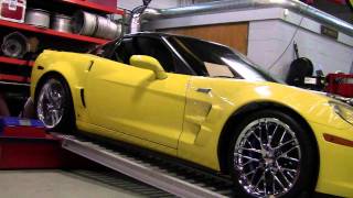 2009 Zr1, Headers, Tune, Intake On The Dyno