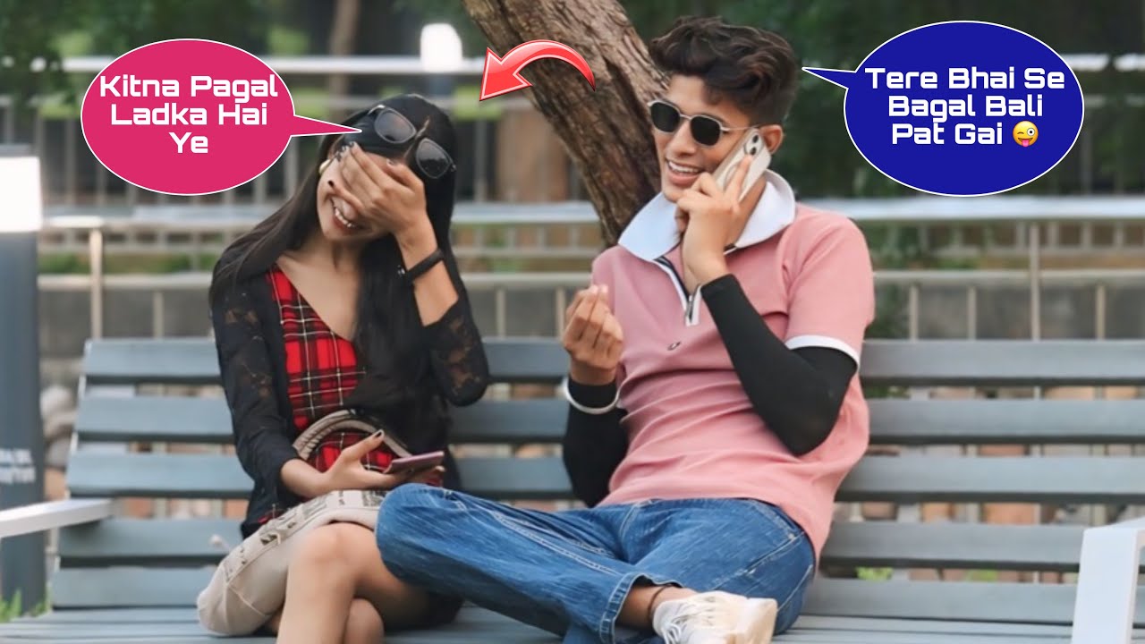 Flirting Prank On Stranger Cute Girl 😜 || ये तो मज़ाक़ मज़ाक़ में पट गई 😍 || Squad Sachin ||