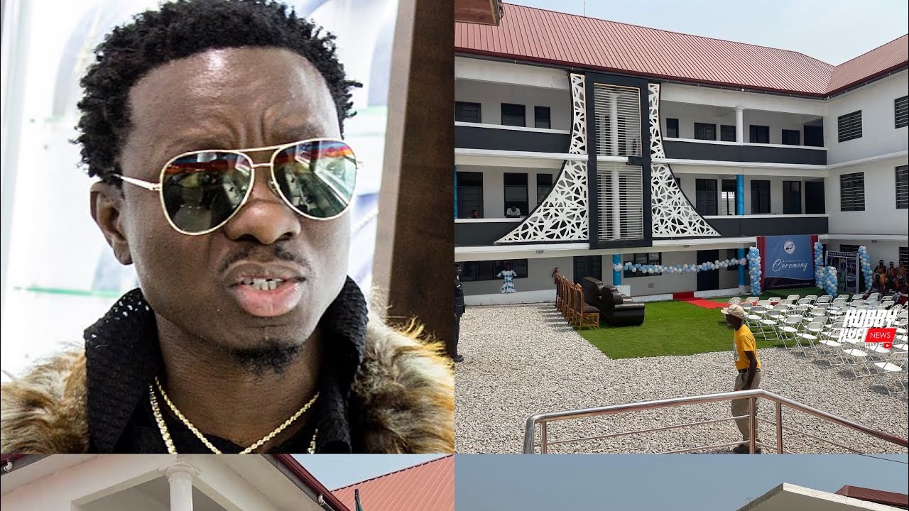 Michael Blackson Wow! Comedian Built Ultra Modern School for his home village in Ghana.