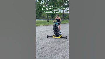New handbrake on my Honda grom  ! #wheelieschool