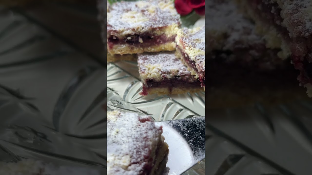 🍒cherry crumb bars(вишнёвый пирог)