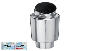 Chrome 2.5 Stainless Steel Car Resonator Polished Bent Muffler Exhaust Pipe