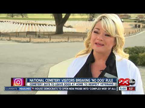 bakersfield-national-cemetery-asking-visitors-to-listen-to-'no-dogs'-signs