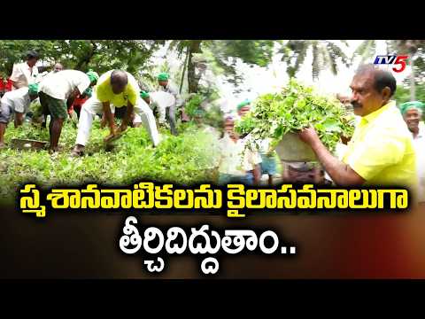 మంత్రి నిమ్మల శ్రమదానం.. Minister Nimmala Rama Naidu at Palakollu | TV5 NEWS - TV5NEWS