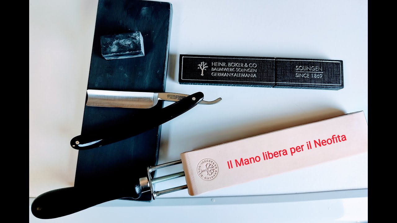 Il Mano Libera per il Neofita - Boker 5/8 Punta spagnola - Coramella Boker   Pietra Ardesia
