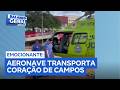 Corrida contra o tempo: Aeronave transporta coração captado no HFM para salvar vida no Rio