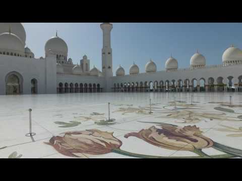 Sheikh Zayed Grand Mosque Abu Dhabi 4K
