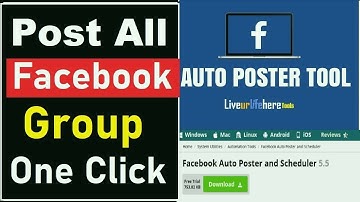 Facebook Auto Poster | Tool Kit For Facebook | Post In Facebook Groups On 1 Click