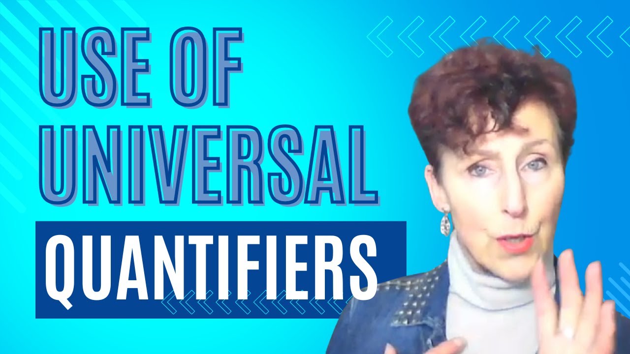 Universal quantifiers what are they - YouTube
