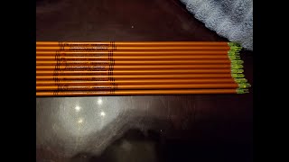 Easton XX75 2117 Autumn Orange Shafts...Let's try them with the Oneida Phoenix