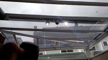 Cobertura retrátil com sensor de chuva