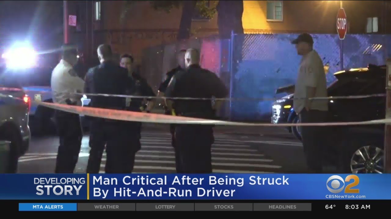 Man In Critical Condition After Being Struck By Hit-And-Run Driver ...