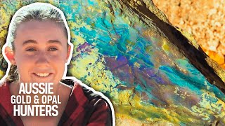 Huge Painted Lady Opal Stuns The Misfits I Outback Opal Hunters