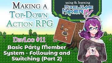 Switch between controlling different party members! | Pixel Game Maker MV Devlog [11]