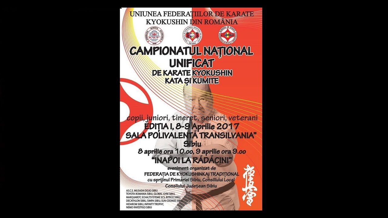 Campionatul National Unificat de Karate Kyokushin, 8 aprilie 2017, Sibiu - suprafata 2 internet tv hogar